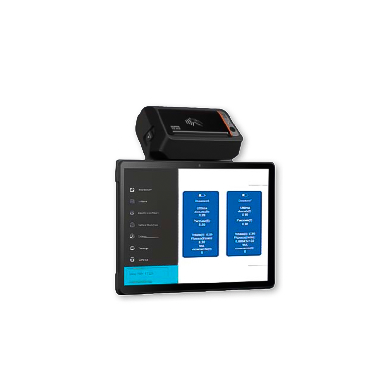 Easy Tablet – šķidrumu apgādes un rezervju datu pārvaldībai (ar svītrkoda un QR koda lasītāju), Flexbimec (8742/RF, FLEXBIMEC)