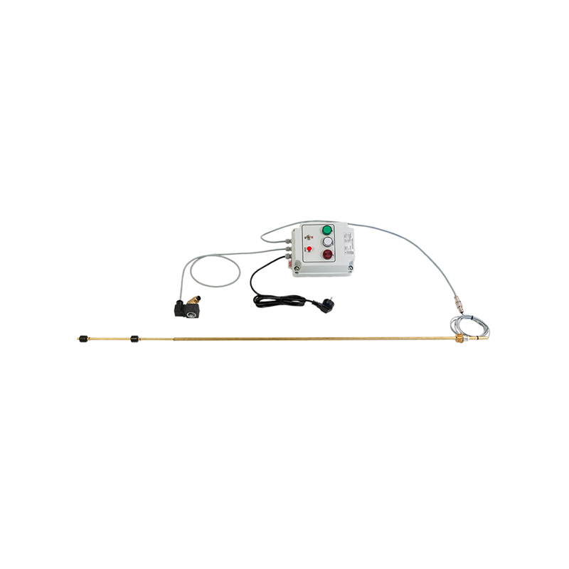 „PUMPSTOP“ – pump stop system for empty drum with two sensors for reserve and stop level, with flashing and acoustic alarm, for 208 l drums – 1000 l tanks, FLEXBIMEC (8953)