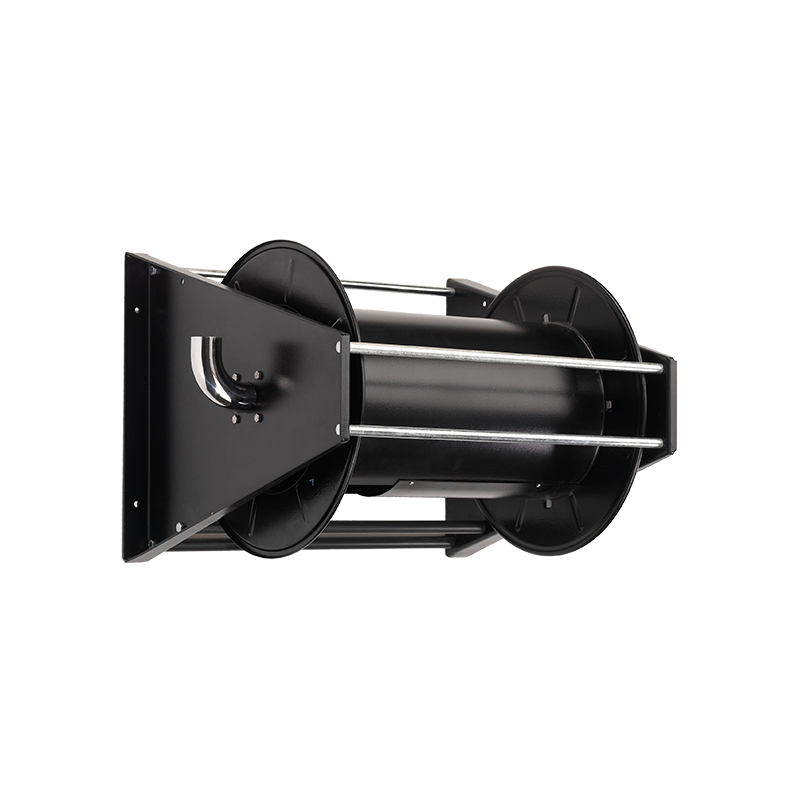 Spring driven carbon steel hose reel for air and dust extraction - max. length 20 m - ø 50 mm - without hose (9078, FLEXBIMEC)