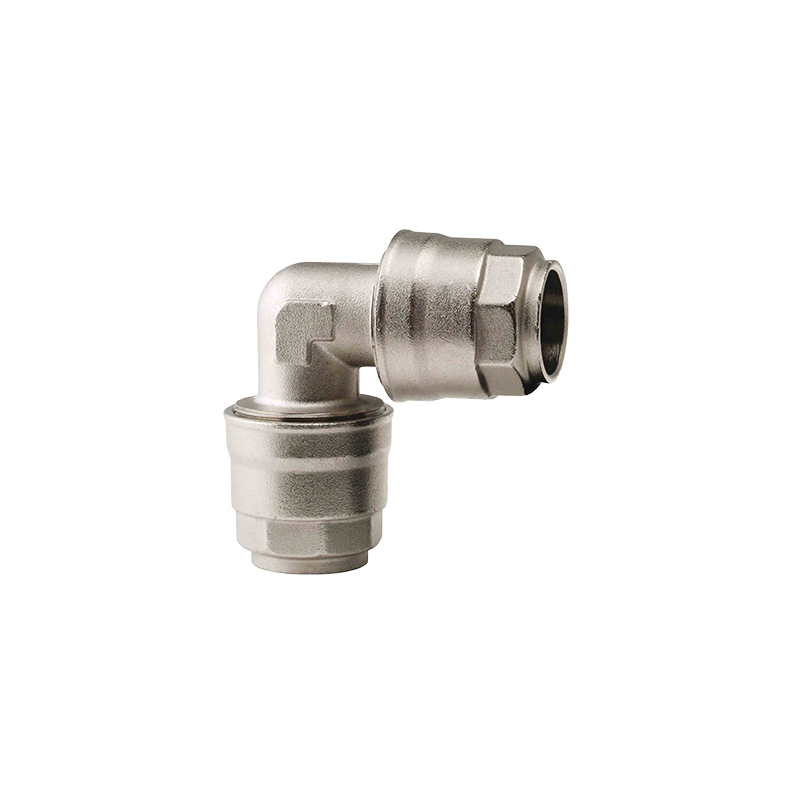 Intermediate elbow connector 90° for compressed air pipe - Ø 20 mm x 20 mm, FLEXBIMEC (9883/20)
