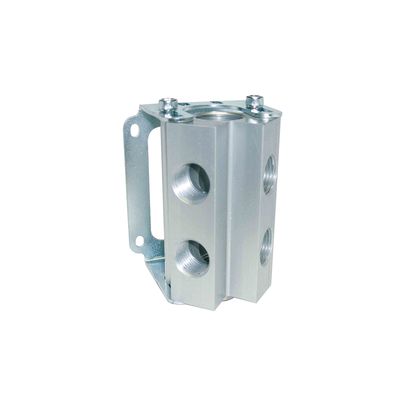 4 virzienu gaisa kolektors ar sienas kronšteinu 3/4"(F)×1/2"(F) (9887/25, FLEXBIMEC)