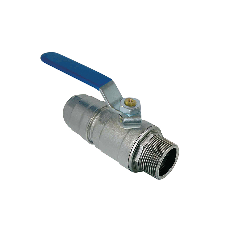Rutulinis ventilis (vožtuvas) suslėgto oro vamzdžiui Ø20 mm × 1/2" (M) (9888/20, FLEXBIMEC)
