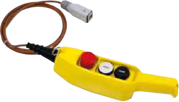 Manual push-button remote control panel for motorised hose reels (25103, FLEXBIMEC)