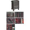 Tool trolley Series L with assortment, 376 pieces (V1901/376, VIGOR)