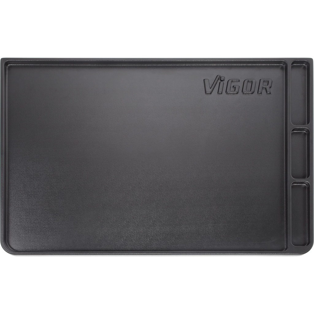 Stalviršis 723 x 459 mm, plastikinis, įrankių vežimėliui ir dėžei, L serija (V1909, VIGOR)