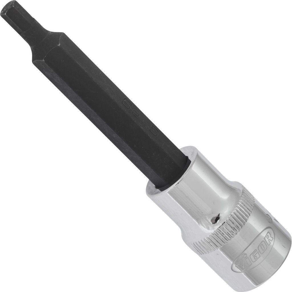 Screwdriver socket for inside hexagon screws - size 5 mm (V2072, VIGOR)