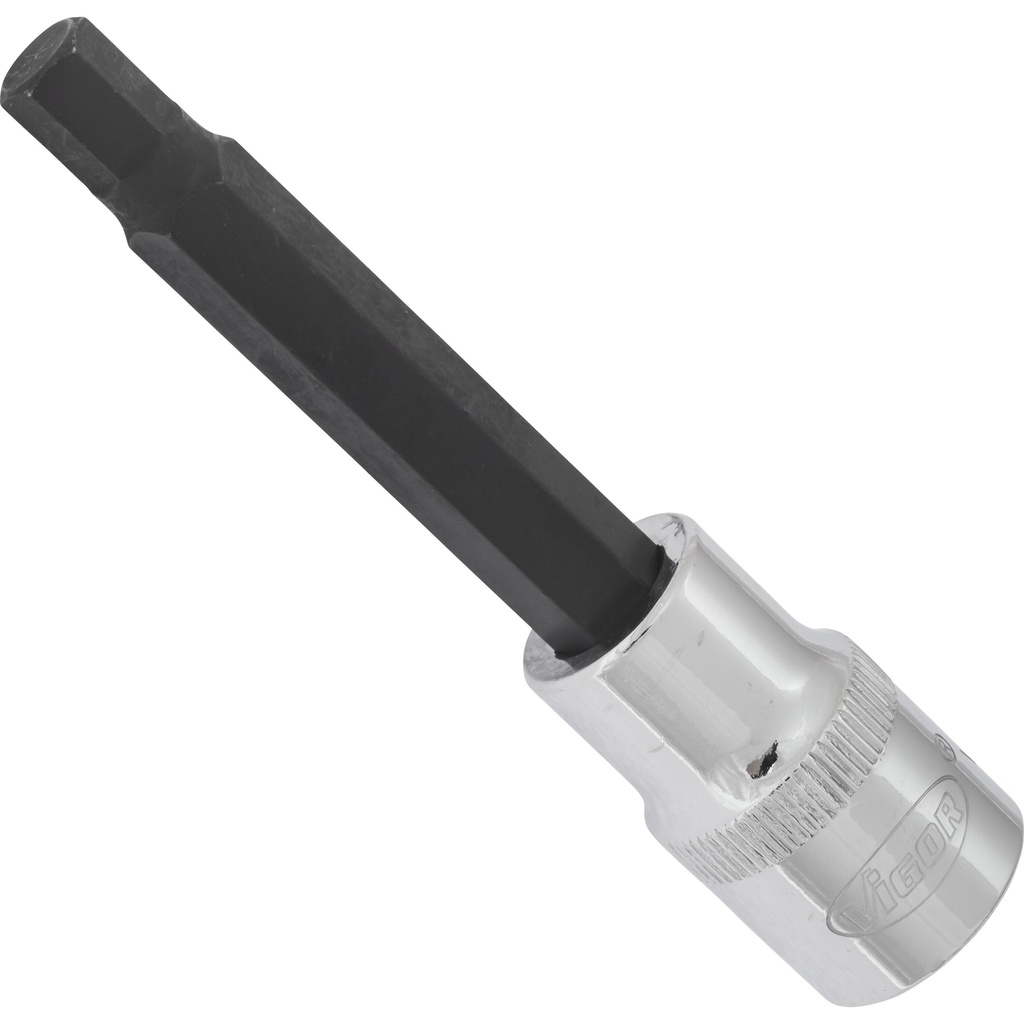Screwdriver socket for inside hexagon screws - size 8 mm (V2075, VIGOR)