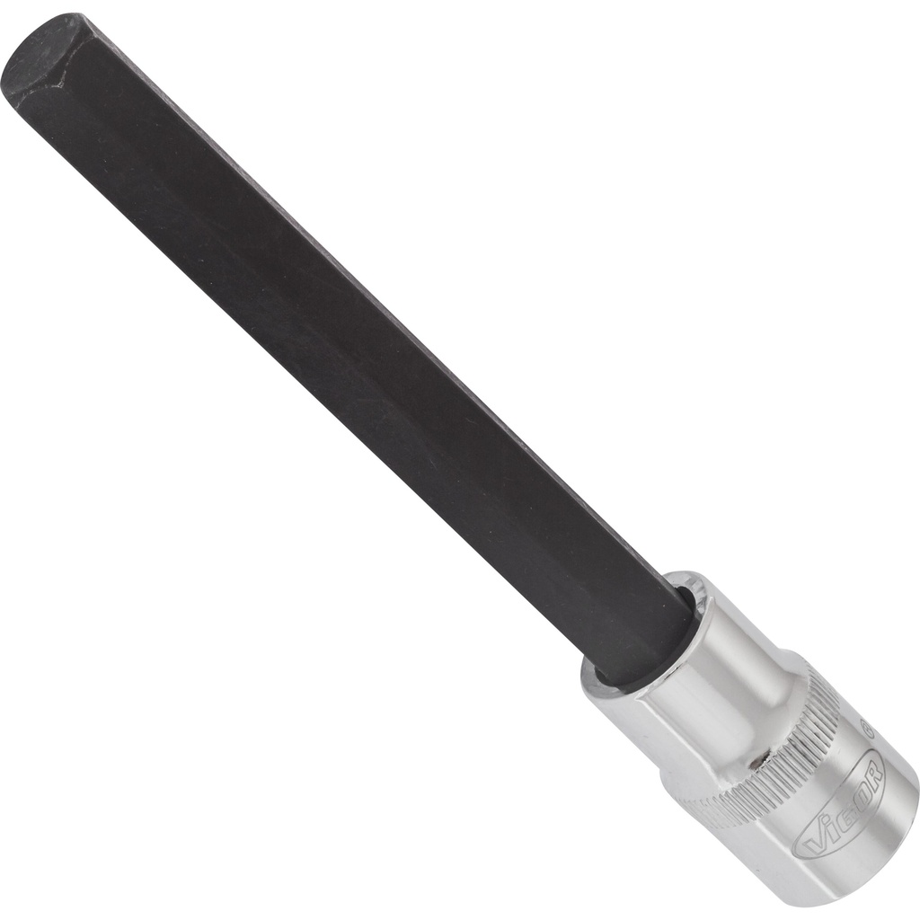 Sešstūra skrūvgrieža ieliktnis 12 mm, 1/2 collas, 140 mm (V2085, VIGOR)