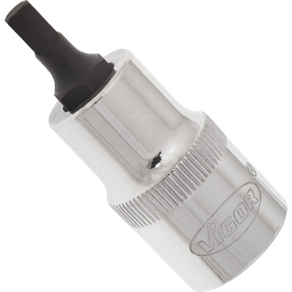 Screwdriver socket for inside hexagon screws - size 5 mm (V2101, VIGOR)