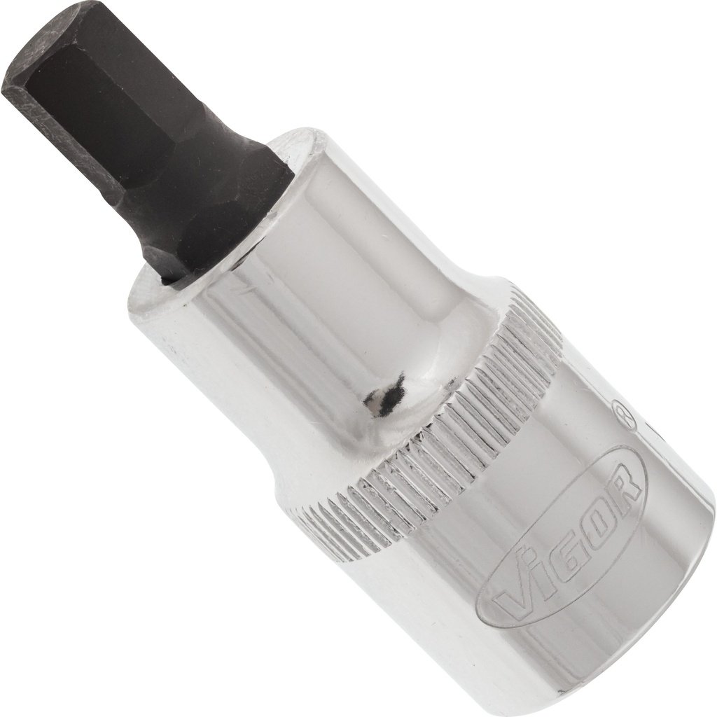 Atsuktuvo galvutė vidiniams šešiabriauniams varžtams 8 mm, 1/2 col., trumpoji (V2104, VIGOR)