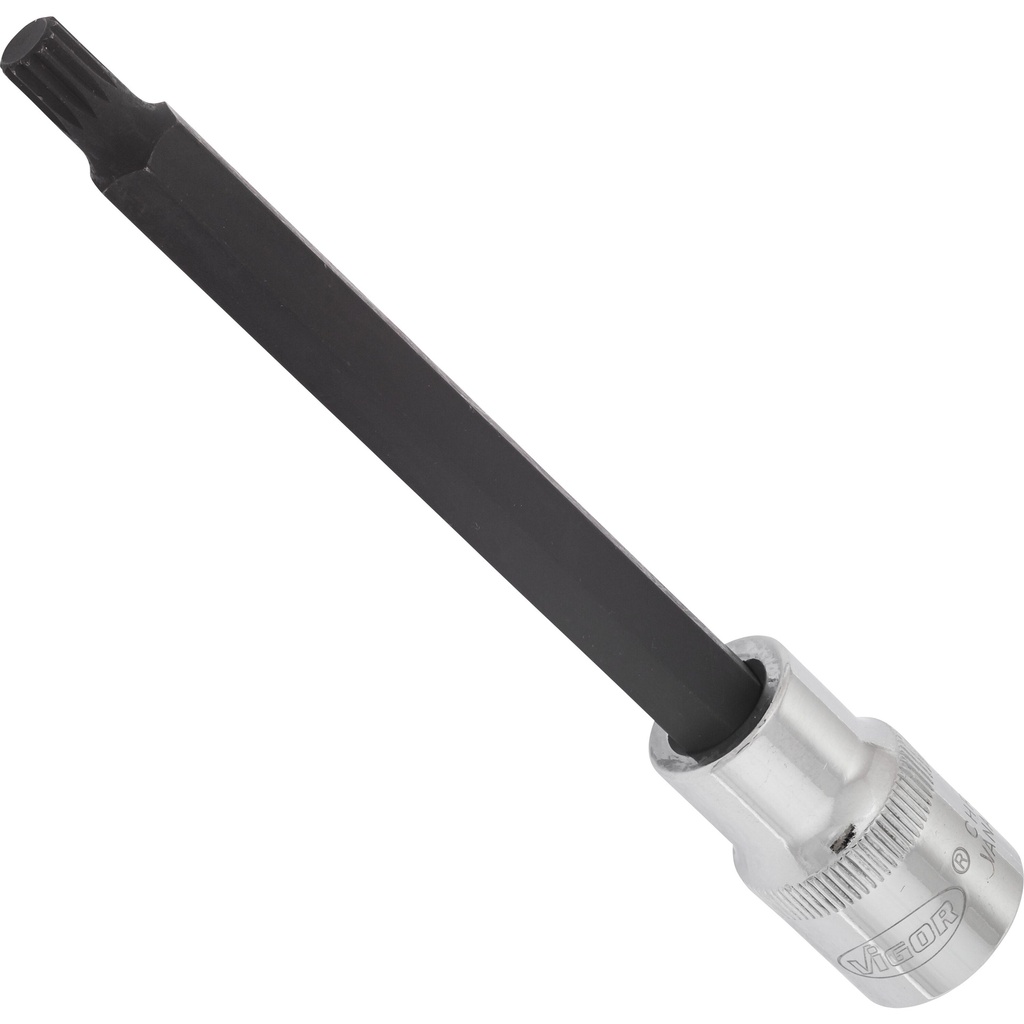 Screwdriver socket for screws with internal serration (XZN) - size M8 (V2123, VIGOR)