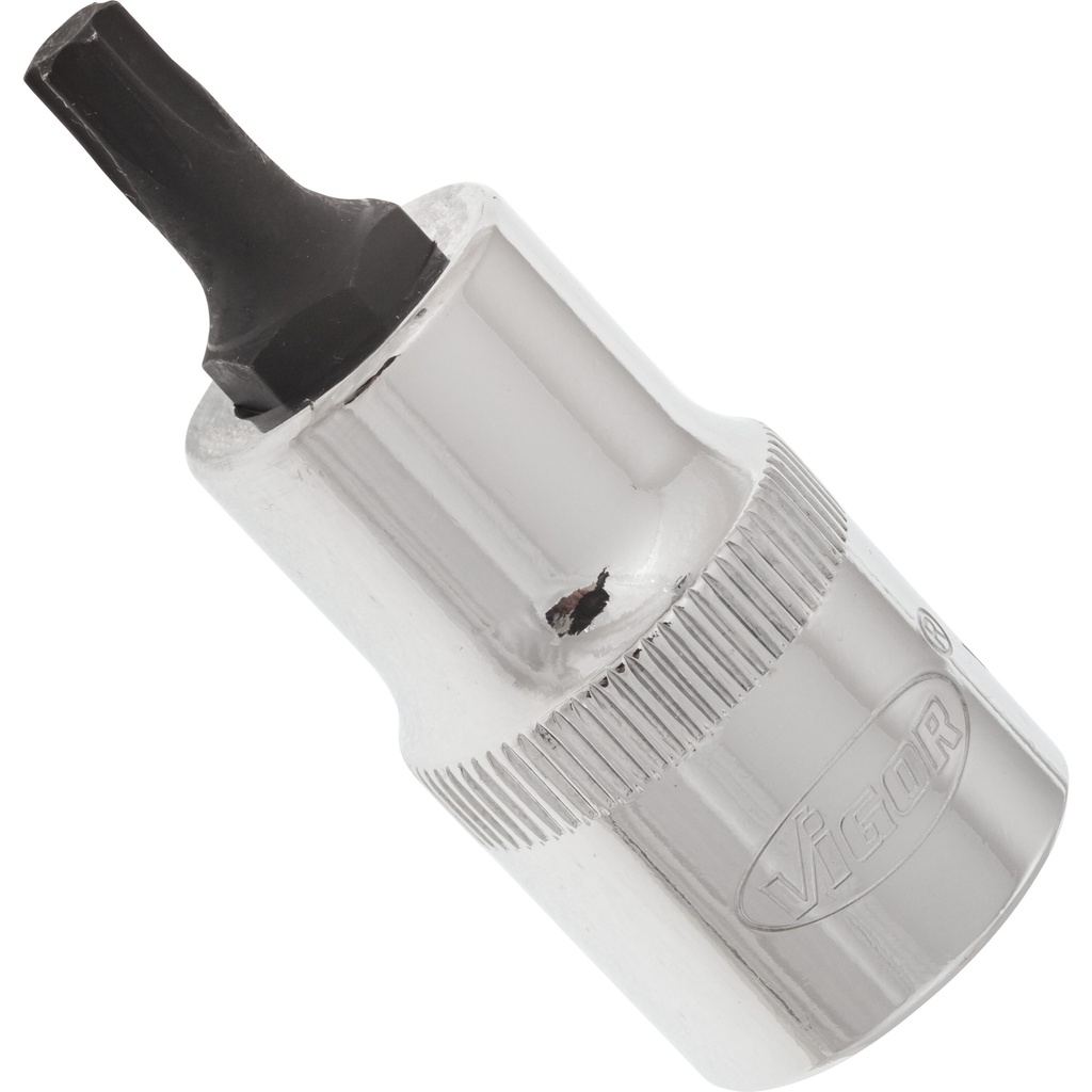 TORX bit socket, T30, 1/2 in. drive, 55 mm (V2154, VIGOR)