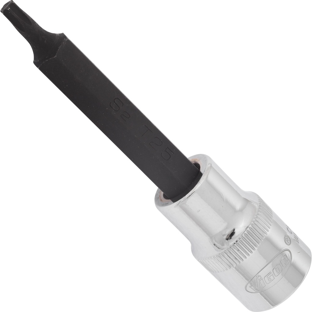 TORX atsuktuvo galvutė, dydis T25, 100 mm (V2162, VIGOR)