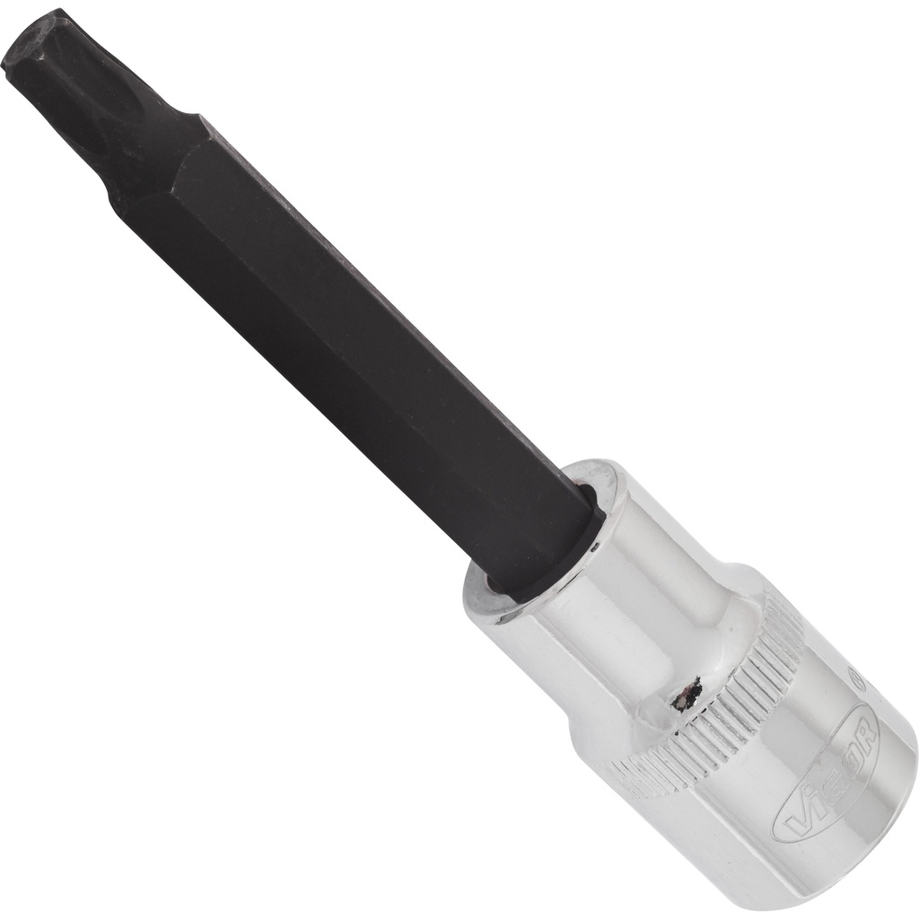 Galvutė su TORX antgaliu, T45, 1/2 col., 100 mm (V2168, VIGOR)