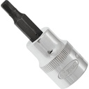 Screwdriver socket for inside hexagon screws - size 4 mm (V2284N, VIGOR)