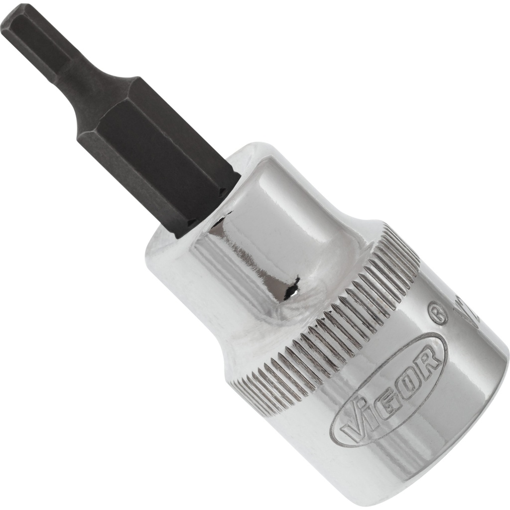 Hex socket screwdriver bit 3/8 in. - 3 mm (V2285N, VIGOR)