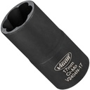 Extractor socket with spiral profile, size 17 mm (V2404N-17, VIGOR)