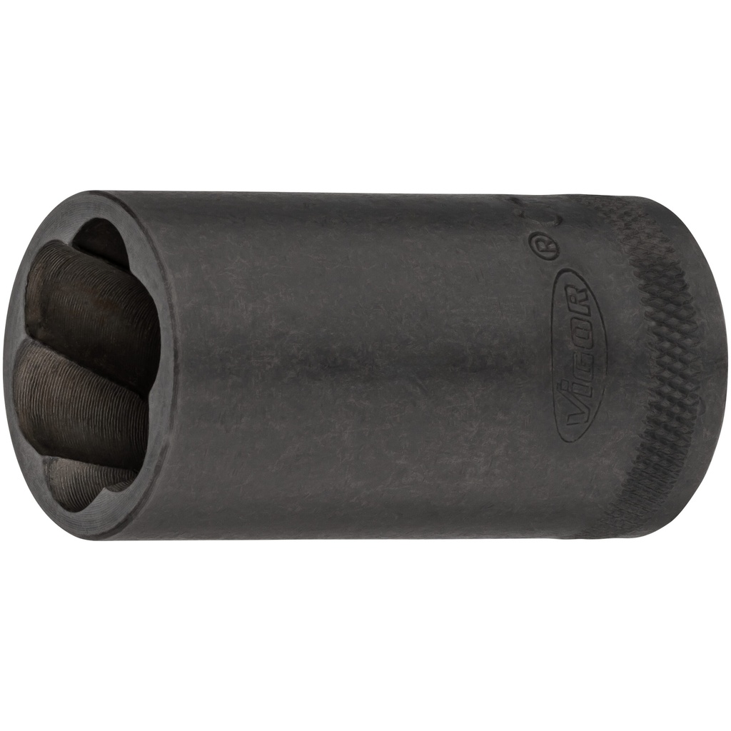 Extractor socket with spiral profile, size 19 mm (V2404N-19, VIGOR)