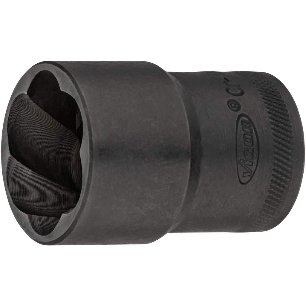 Extractor socket with spiral profile, size 27 mm (V2404N-27, VIGOR)