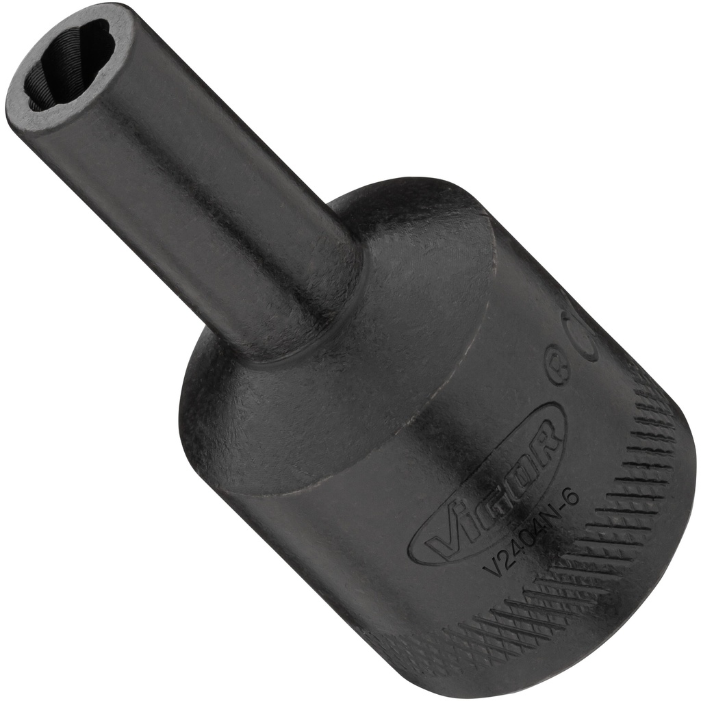 Extractor socket with spiral profile, size 6 mm (V2404N-6, VIGOR)