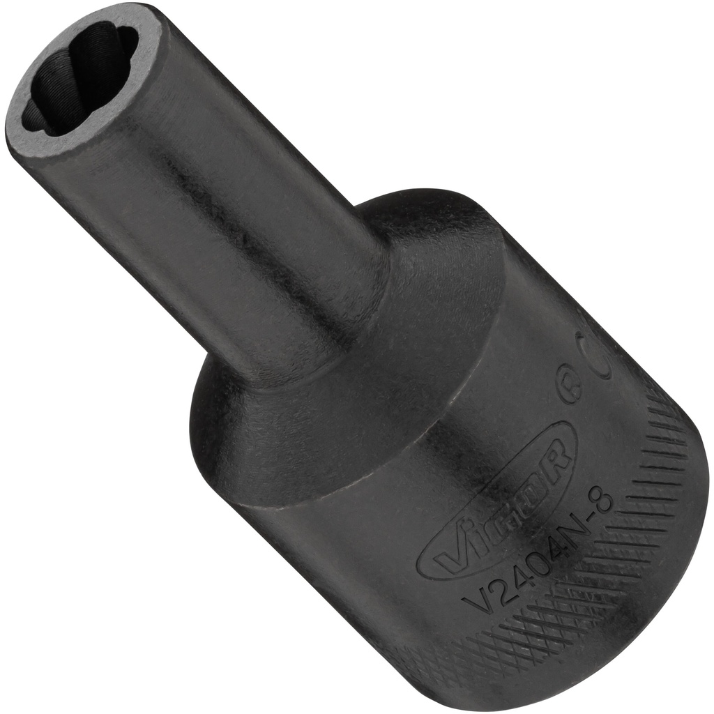 Extractor socket with spiral profile, size 8 mm (V2404N-8, VIGOR)
