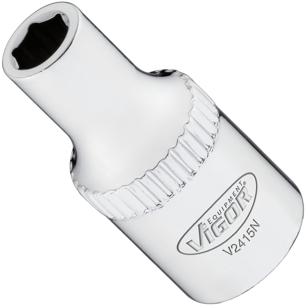 6-point socket 1/4" 4.5 mm (V2415N, VIGOR)