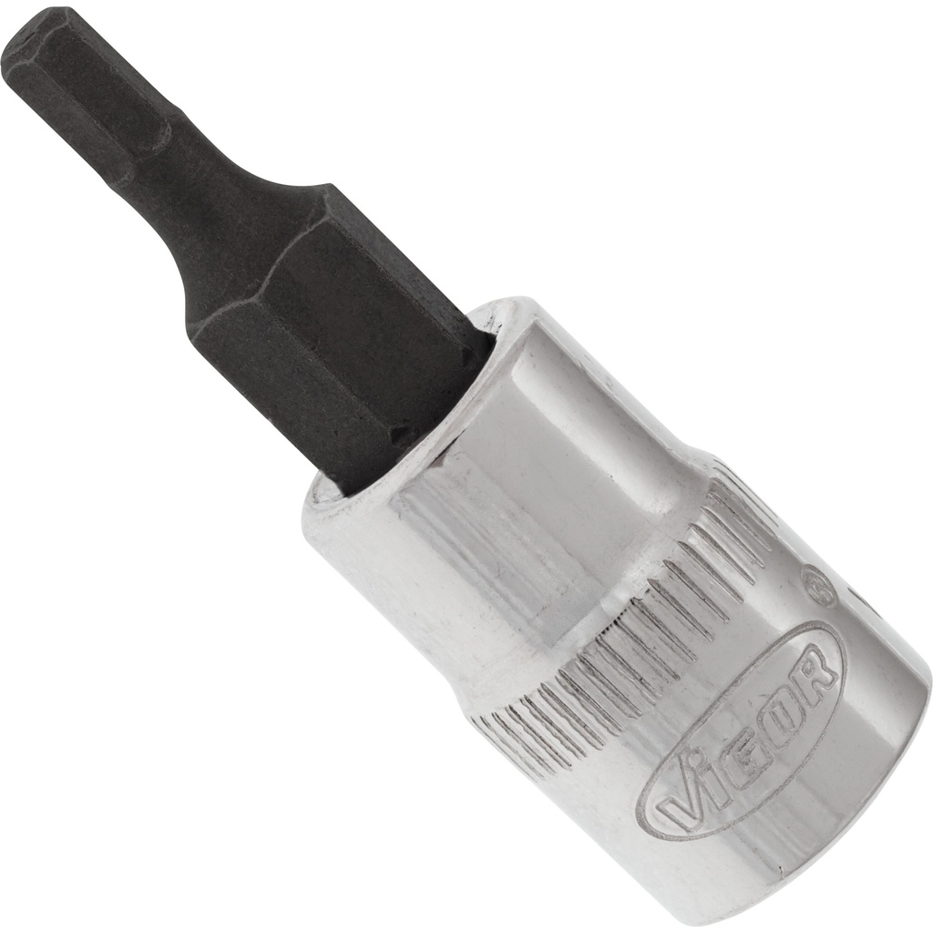 Screwdriver socket for inside hexagon screws - size 3 mm (V2430N, VIGOR)