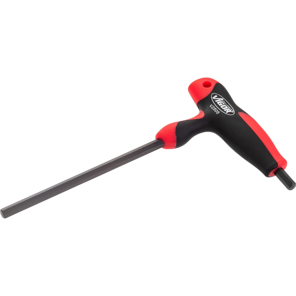 Sešstūra T-veida skrūvgriezis ∙ izmērs 5 mm (V2505, VIGOR)
