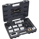 Wiper arm puller set, 14 pieces (V2523, VIGOR)