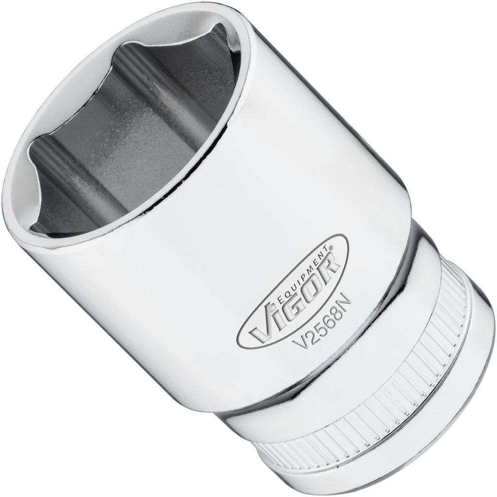 6-point socket 1/2" 22 mm (V2568N, VIGOR)