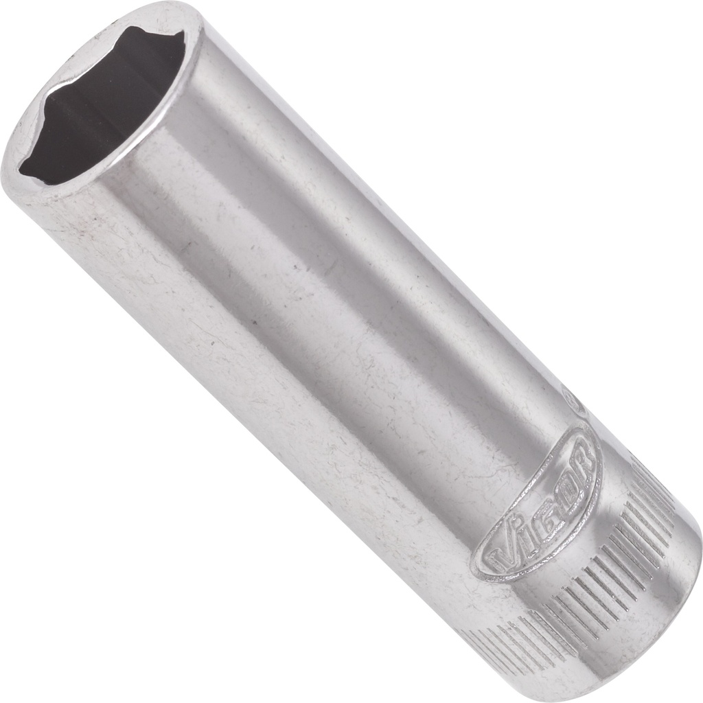Long 6-point socket 1/4" 11 mm (V2699N, VIGOR)
