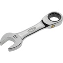 Ratcheting combination wrench, short, size 19 mm (V2833, VIGOR)