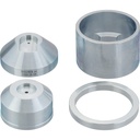 Rear axle bushing tool set VW/AUDI/SEAT/ŠKODA, 4 pieces (V2886, VIGOR)