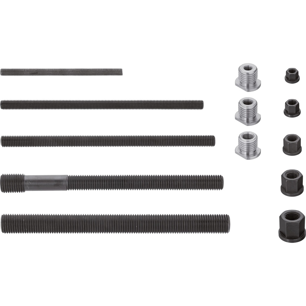 Traukiamųjų strypų, flanšinių veržlių ir adapterių rinkinys (V3207, VIGOR)