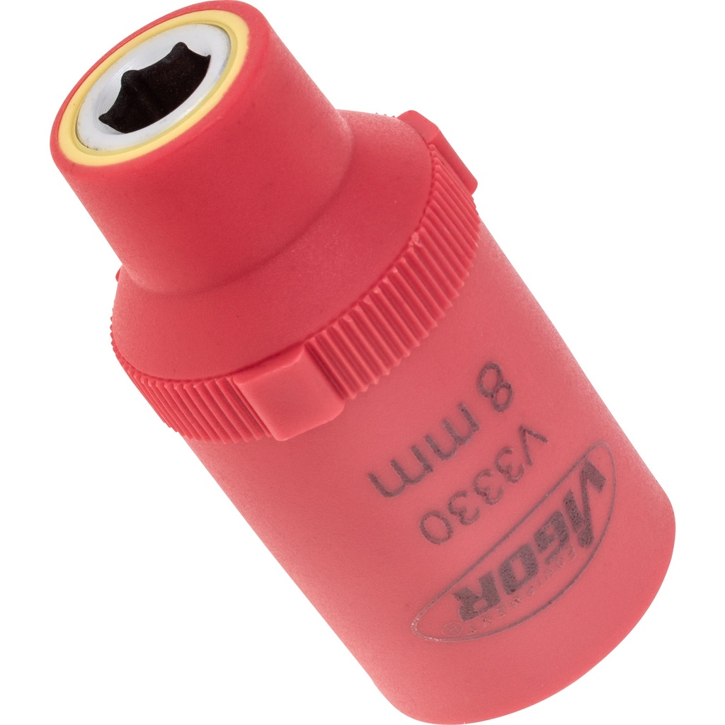 VDE sešstūra muciņa 8 mm, 1/2 collas (V3330, VIGOR)