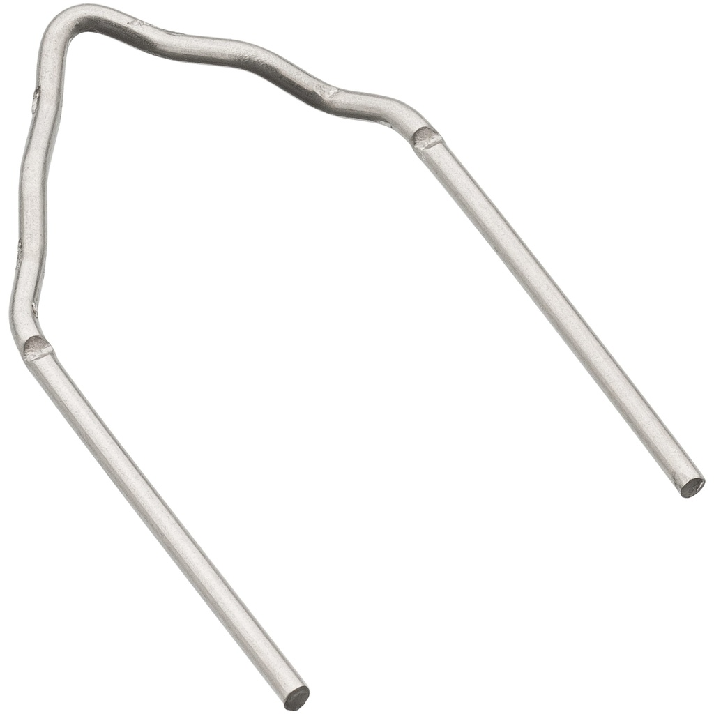 Rezerves skavas plastmasas remontam, 0,8 mm, V forma, 100 gab. (V3670N, VIGOR)