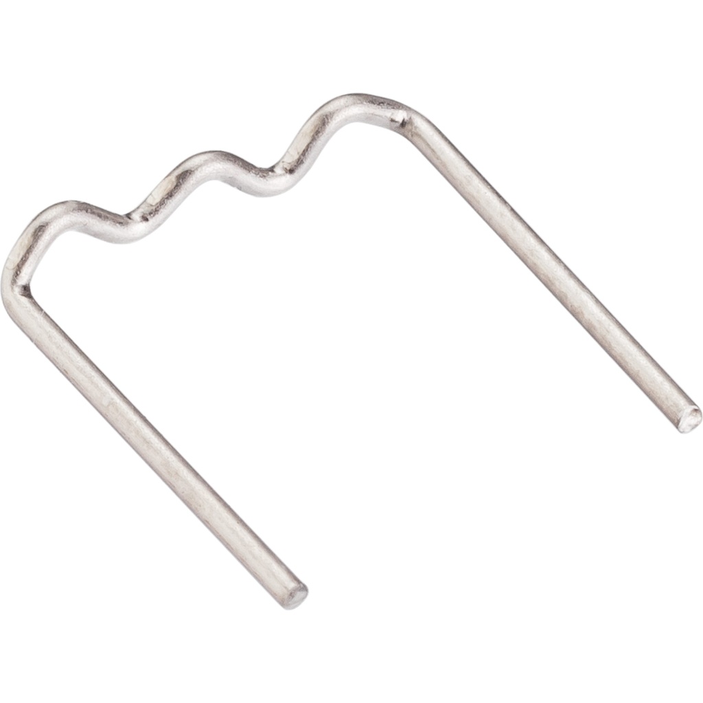 Replacement staples for plastic repair, 0.8 mm, W-shape, 100 pcs (V3672N, VIGOR)