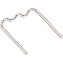 Replacement staples for plastic repair, 0.8 mm, W-shape, 100 pcs (V3672N, VIGOR)