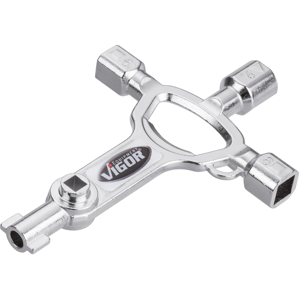 Universālā būvlaukuma atslēga MasterKey, elektrībai (V4227, VIGOR)
