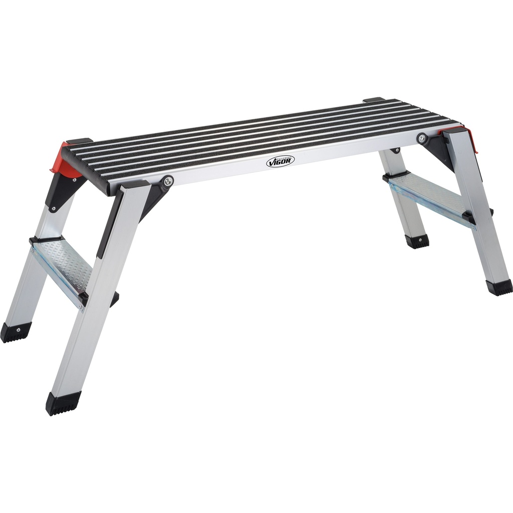 Folding safety work platform, aluminium (V4638, VIGOR)