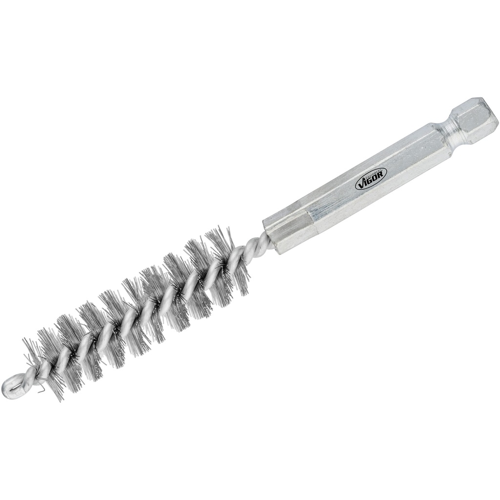 Plieninių šepetėlių rinkinys Ø 13 mm, 10 vnt. V4646S-13, VIGOR