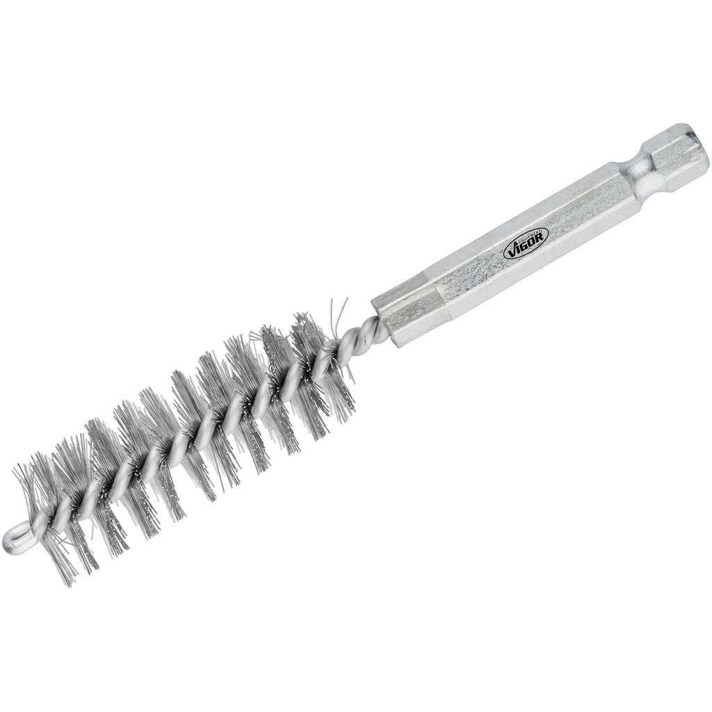 Steel brush set ⌀ 16 mm, 10 pieces (V4646S-16, VIGOR)