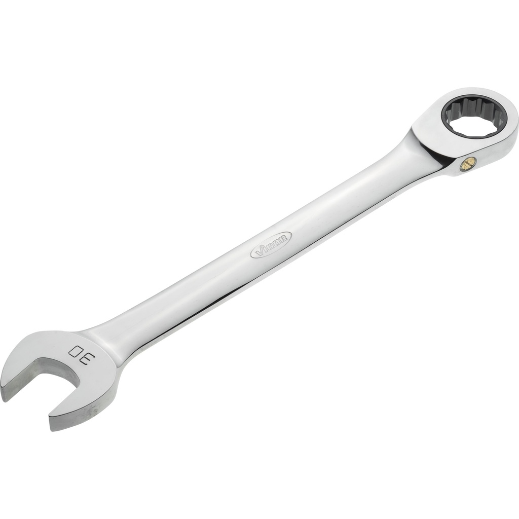 Ratcheting combination wrench ∙ long V4965, VIGOR