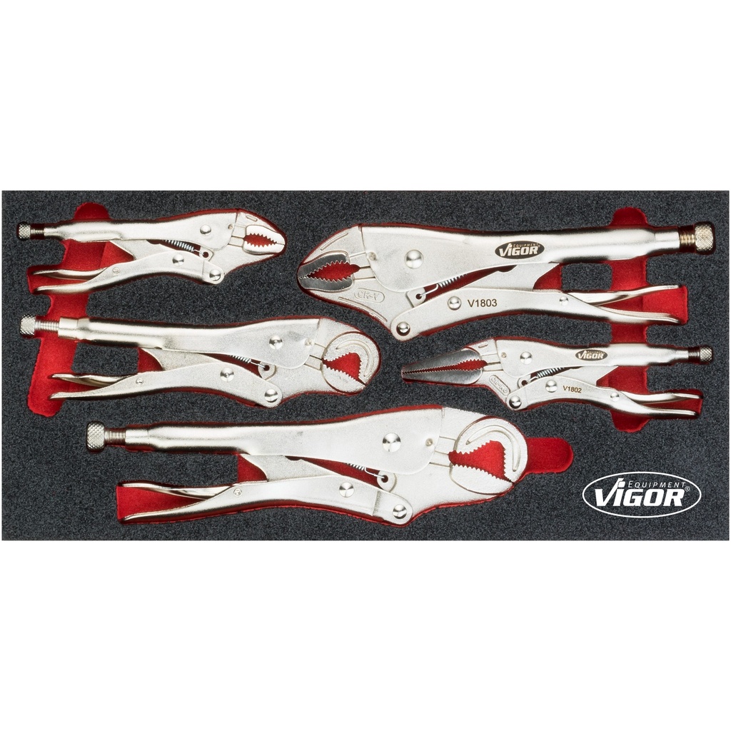 Grip pliers set (V5004, VIGOR)