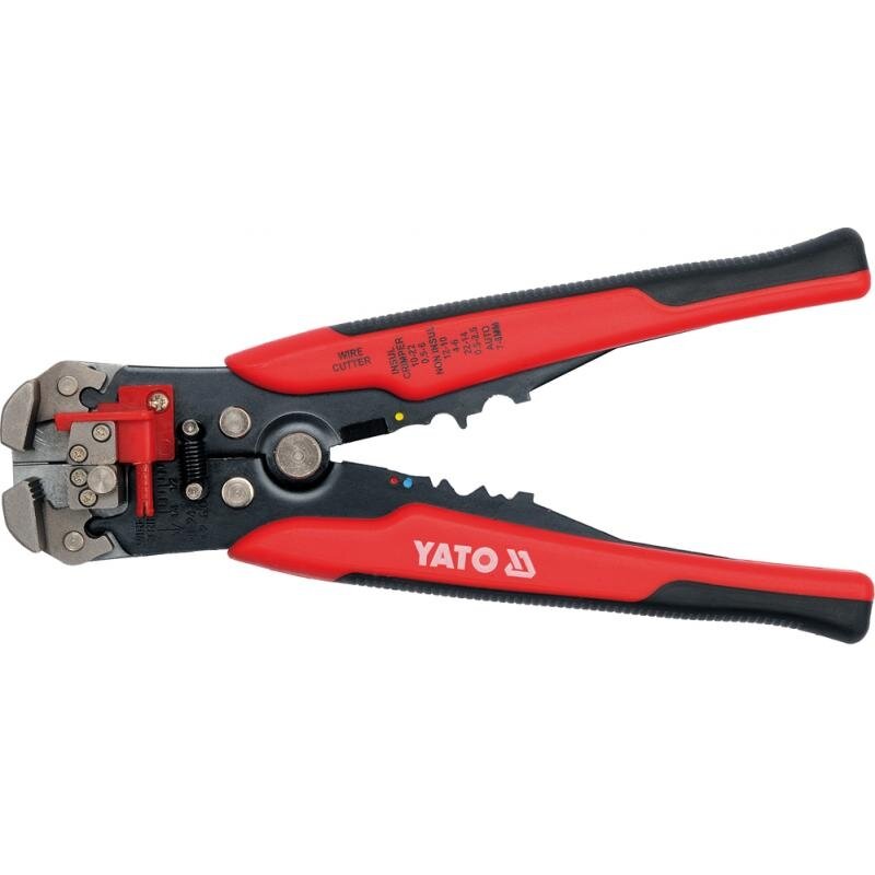 ⬡ Universal wire stripper and ratchet crimping pliers (YT2270, YATO)