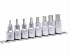 Socket set 8 pcs (1/2", 4-14 mm) AvtoDelo (39841, BALTWERK)