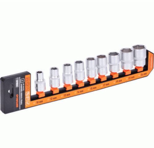 [39850] [39850] Galvučių rinkinys 11vnt.(DR1/2", 6-kamės,  8, 10, 12, 13, 14, 15, 16, 17, 19, 22, 24mm) (AvtoDelo)