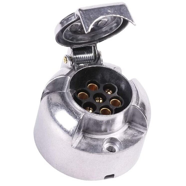 ⬡ 7pin metal socket, round (JH009A)
