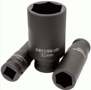 Dziļā triecienuzmava 10 mm, 1/2" (40010, BALTWERK)