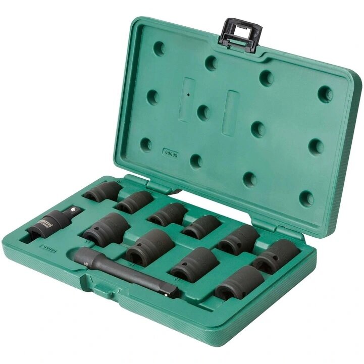⬡ 1/2" Dr. Impact socket set 12pcs. (S09009, SATA)